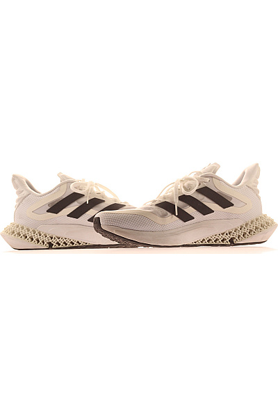 ADIDAS Bílé textilní běžecké tenisky s 3D podrážkou Vel. 44.5 | ADIDAS | obrázek 5