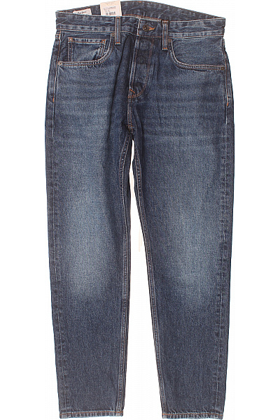 Pepe Jeans Dámské Džíny Modré S Vysokým Pasem Volné Bavlněné Seprané Vel. 31/30