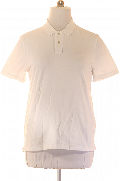 camel active Bílé pánské polo tričko s krátkým rukávem basic Vel. l | camel active | obrázek 2