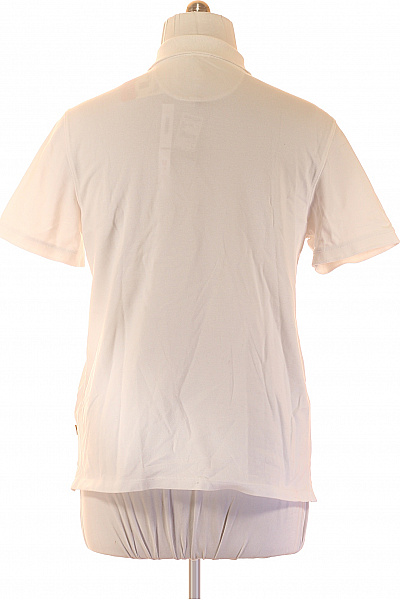 camel active Bílé pánské polo tričko s krátkým rukávem basic Vel. l | camel active | obrázek 3