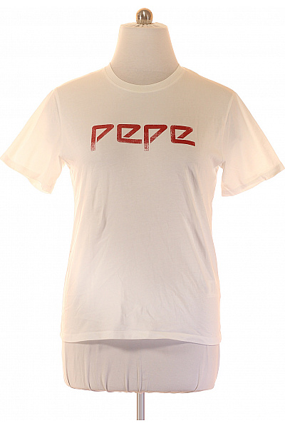 Pepe Jeans Pánské Tričko S Krátkým Rukávem A Potiskem Velikost M