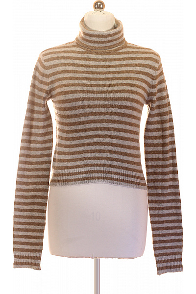 Dámský pruhovaný rolák crop Velikost EU S | Unimoda | obrázek 2