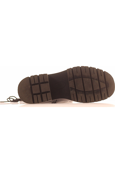 mia & jo Dámské černé kozačky vysoké šněrovací s platformou Vel. 40 | mia & jo | obrázek 3