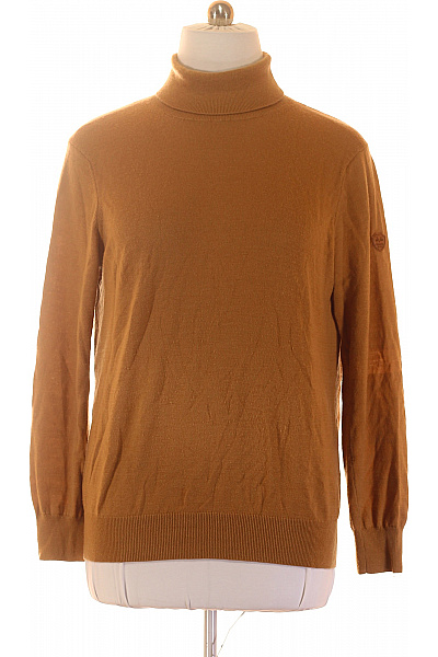 VERSACE Pánský Hnědý Vlněný Rolák Basic Velikost Xl