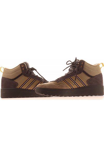 ADIDAS Kotníkové outdoorové tenisky šněrovací semišové khaki Velikost 44 2/3 | ADIDAS | obrázek 5