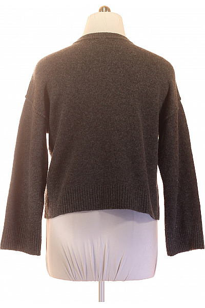 PULL&BEAR Šedý pletený kardigan na knoflíky crop Vel. EU M | PULL&BEAR | obrázek 2