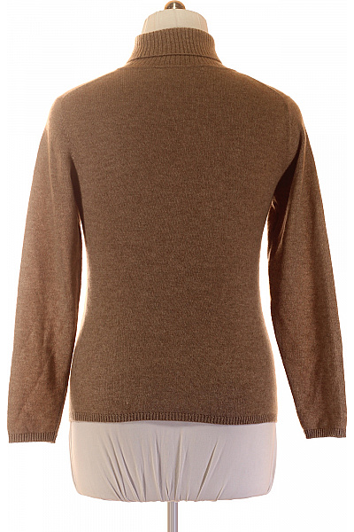 MAX TONSO CASHMERE Dámský hnědý kašmírový rolák basic Velikost XL | MAX TONSO CASHMERE | obrázek 2