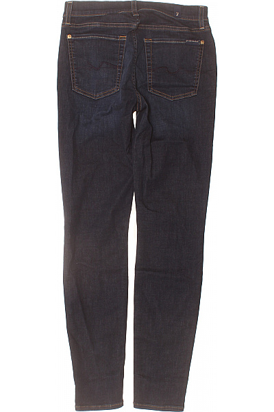7 for all mankind Dámské džíny strečové úzké s kapsami modré Vel. 27 | 7 for all mankind | obrázek 2
