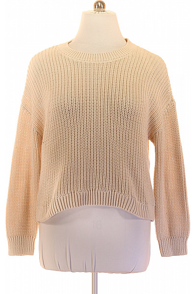 VERO MODA Béžový Pletený Crop Pulovr Velikost EU XXL