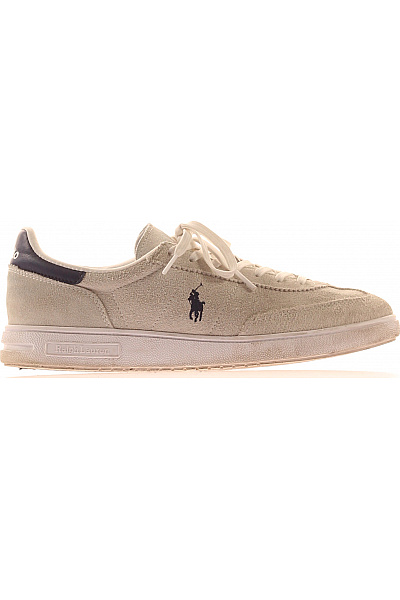 Ralph Lauren Béžové Semišové Tenisky šněrovací Volnočasové Velikost 42