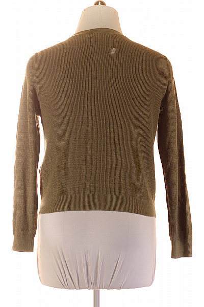 VERO MODA Dámský Khaki žebrovaný kardigan s dlouhým rukávem a výstřihem do V Vel. L | VERO MODA | obrázek 2