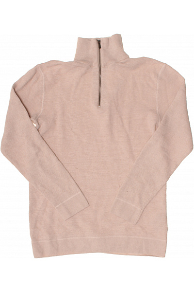 JACK & JONES Pánský bavlněný svetr růžový na zip s dlouhým rukávem Vel. L | JACK & JONES | obrázek 2