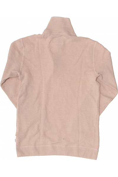 JACK & JONES Pánský bavlněný svetr růžový na zip s dlouhým rukávem Vel. L | JACK & JONES | obrázek 3