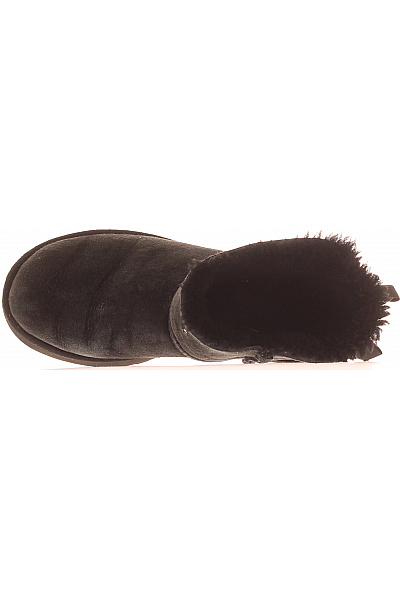 UGG Černé kožené válenky s mašlí Vel. 38 | UGG | obrázek 2