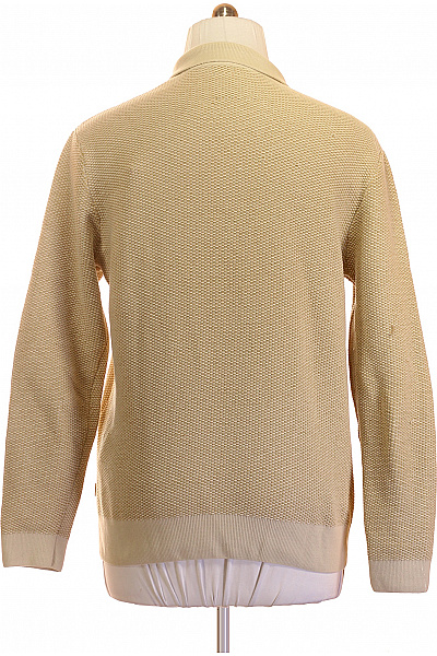 JACK & JONES Béžový pletený pulovr s límečkem na knoflíky Vel. EU XL | JACK & JONES | obrázek 2