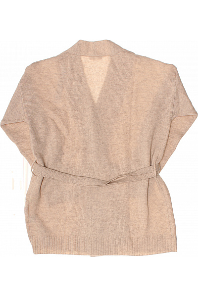 MAX TONSO CASHMERE Dámský vlněný kardigan zavinovací béžový Vel. S | MAX TONSO CASHMERE | obrázek 2