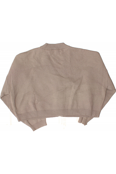 Béžový bavlněný crop kardigan na knoflíky Vel. 40 | Unimoda | obrázek 2