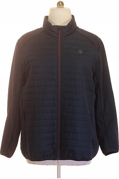 JACK & JONES Modrá Prošívaná Sportovní Bunda Se Zipem Vel. 2xl