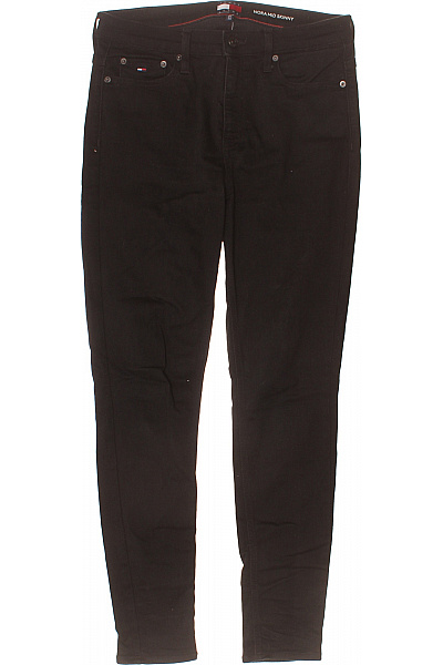 TOMMY HILFIGER Dámské černé Skinny Džíny S Vysokým Pasem Vel. 30