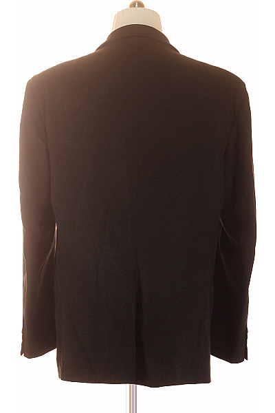 Hnědý vlněný kabát k obleku elegantní klasický Velikost XXL | Unimoda | obrázek 2