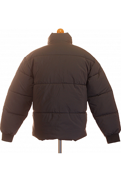 PEGADOR Šedá pánská prošívaná zimní puffer bunda se zipem Velikost XS | PEGADOR | obrázek 3
