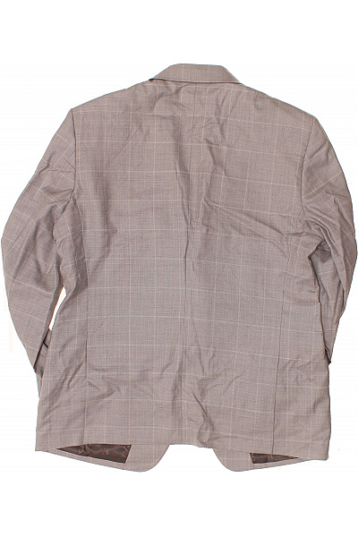John Varvatos Pánský vlněný oblek šedý kostkovaný smart casual Vel. L | John Varvatos | obrázek 3