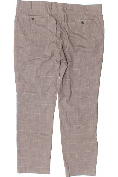 John Varvatos Pánský vlněný oblek šedý kostkovaný smart casual Vel. L | John Varvatos | obrázek 5