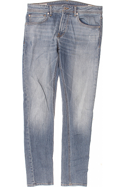 Pepe Jeans Pánské Džíny Modré Strečové Rovné Vintage Vel. 34/34