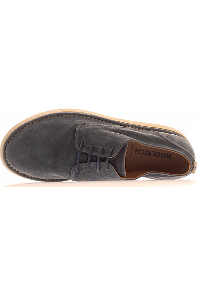 Woolrich pánské semišové polobotky šněrovací na nízkém podpatku šedé Velikost 44 | Woolrich | obrázek 2