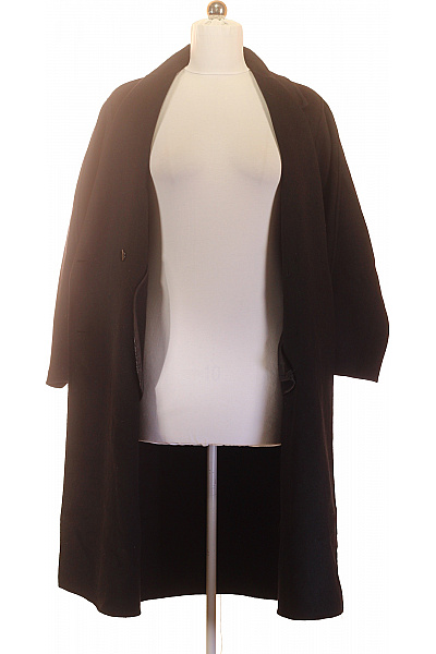 MANGO Černý dvouřadý dlouhý elegantní kabát Velikost xs | MANGO | obrázek 4