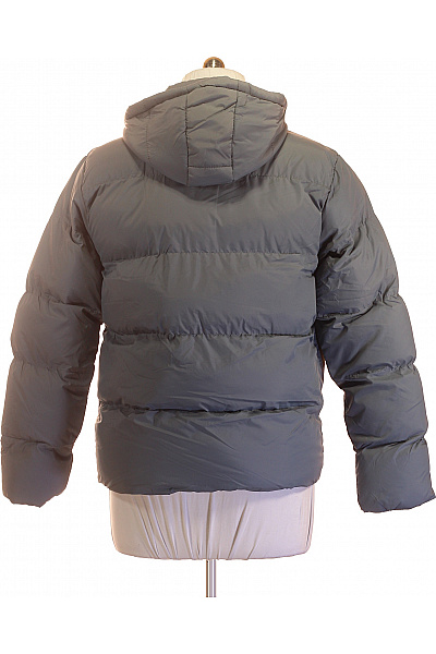 Šedá prošívaná zimní puffer bunda se zipem Vel. L | Unimoda | obrázek 2