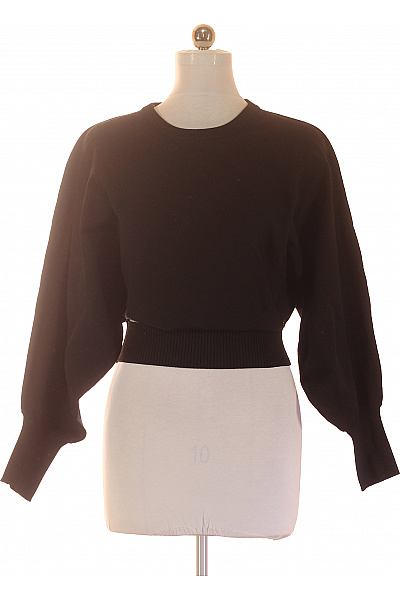 Guess Dámská černá Mikina S Dlouhým Rukávem Crop Crewneck Vel. EU S