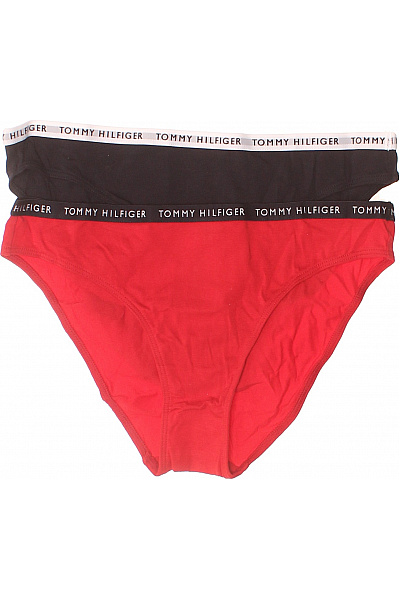 TOMMY HILFIGER Dámské Bavlněné Kalhotky červené Vel. EU XS