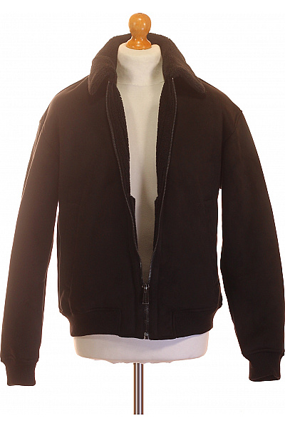 JACK & JONES Pánská Hnědá Bomber Bunda S Beránkem Velikost M