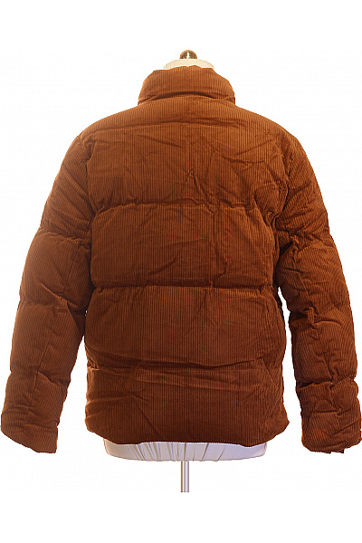 URBAN CLASSICS Hnědá manšestrová prošívaná puffer bunda Velikost L | URBAN CLASSICS | obrázek 2