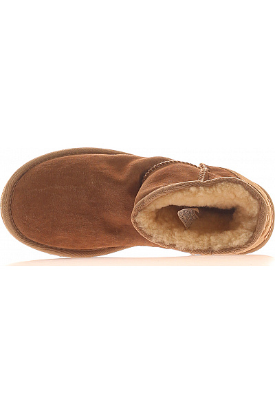 UGG hnědé kozačky válenky s kožíškem zateplené zimní kotníkové Velikost 38 | UGG | obrázek 2