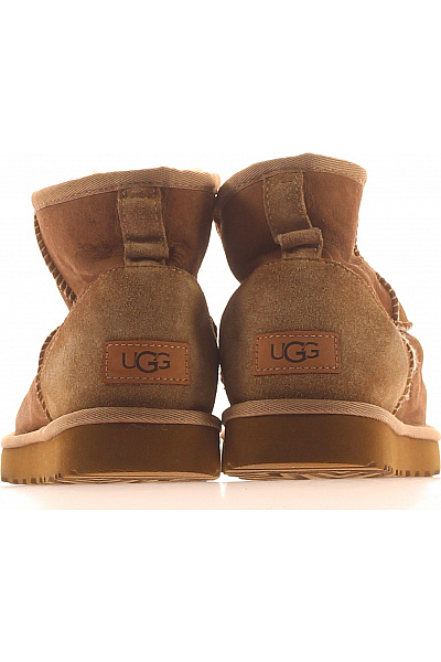 UGG hnědé kozačky válenky s kožíškem zateplené zimní kotníkové Velikost 38 | UGG | obrázek 4