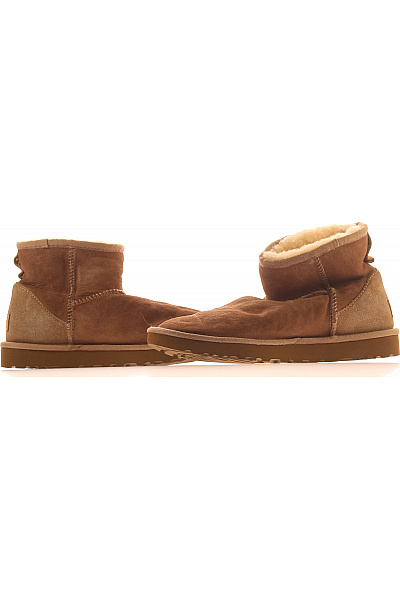 UGG hnědé kozačky válenky s kožíškem zateplené zimní kotníkové Velikost 38 | UGG | obrázek 5