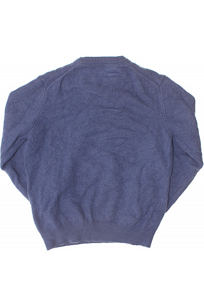 HACKETT modrý bavlněný svetr s dlouhým rukávem basic Vel. XXL | HACKETT | obrázek 2