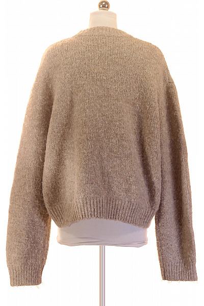 Béžový pletený oversized pulovr se spadlými rameny Vel. s | Unimoda | obrázek 2