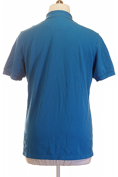 BIKKEMBERGS Modré pánské polo tričko s krátkým rukávem basic Velikost XL | BIKKEMBERGS | obrázek 3