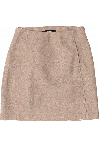 VERO MODA Béžová mini sukně pouzdrová podzimní zimní Velikost s | VERO MODA | obrázek 2
