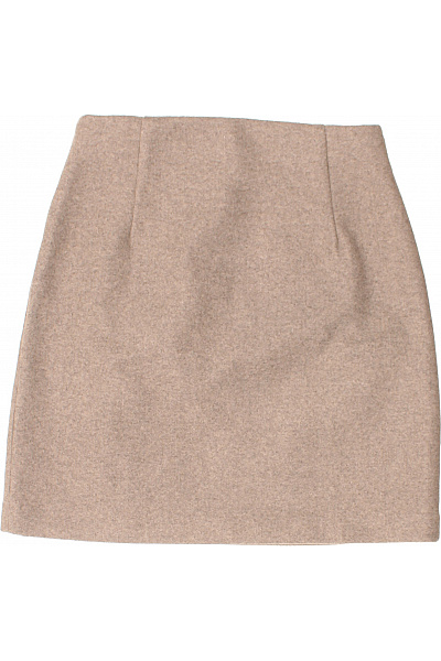 VERO MODA Béžová mini sukně pouzdrová podzimní zimní Velikost s | VERO MODA | obrázek 3