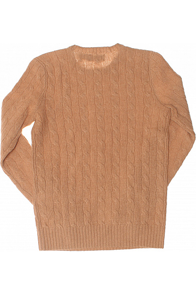 Ralph Lauren Hnědý vlněný pulovr s copánkovým vzorem Vel. XS | Ralph Lauren | obrázek 3