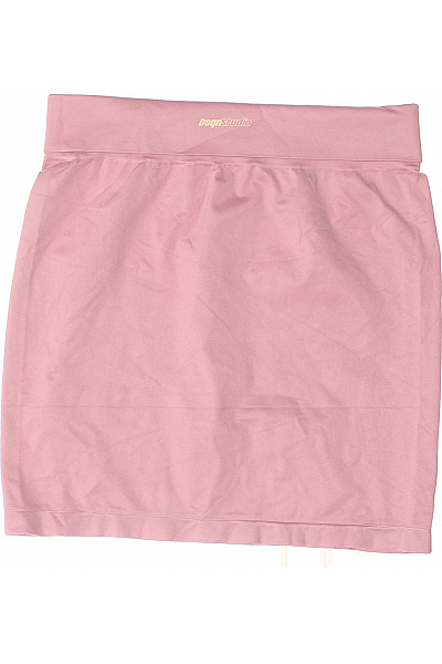 boohoo růžová mini sukně s gumou v pase | boohoo | obrázek 2
