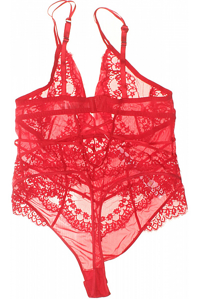 Hunkemoller Dámské červené krajkové body Velikost EU XL | Hunkemoller | obrázek 2
