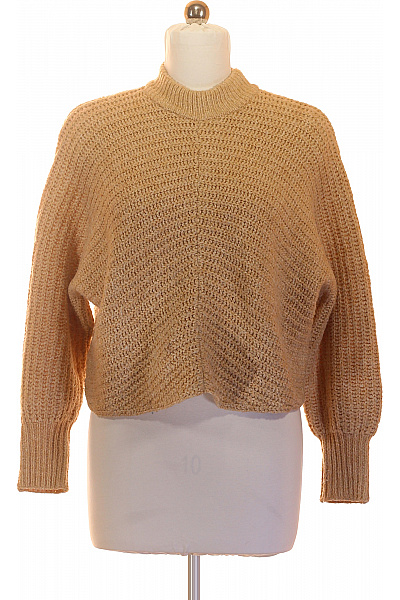 Bershka Béžový pletený crop pulovr se stojáčkem Vel. EU XS-S | Bershka | obrázek 2