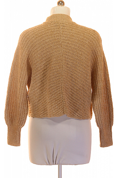 Bershka Béžový pletený crop pulovr se stojáčkem Vel. EU XS-S | Bershka | obrázek 3