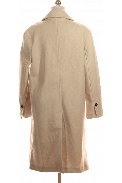 Bershka Béžový dlouhý elegantní kabát Vel. S | Bershka | obrázek 2