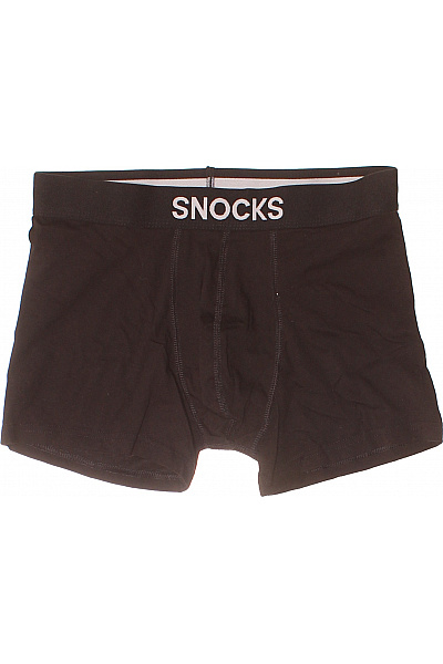 snocks pánské bavlněné boxerky měkké černé | snocks | obrázek 2